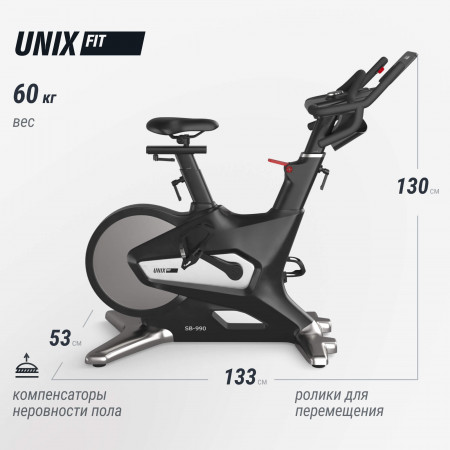 Велотренажер Спин-байк UNIX Fit SB-990 PRO